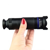 Kit d'objectif téléobjectif HD 36X pour téléphone, objectif téléobjectif universel pour téléphone portable avec mini trépied, clip pour téléphone pour iPhone Samsung