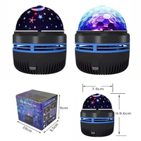 Luces LED de Cielo Estrellado, Lámparas Nocturnas para Dormitorio, 5V USB, Decoración, Proyector de Atmósfera, Lámpara de 360° °   Decoración Giratoria para Bodas y Navidad