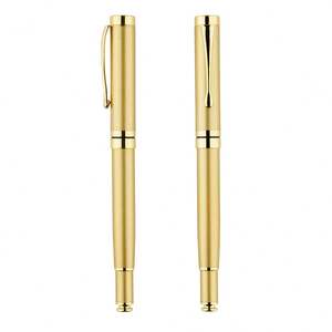 Bolígrafo de Metal Dorado de Lujo de Alta Calidad Popular de Fábrica con Logotipo Personalizado - Product Image 2