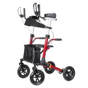 Aide à la marche légère à 4 roues avec siège pliable pour un déplacement optimal. - Product Image 1