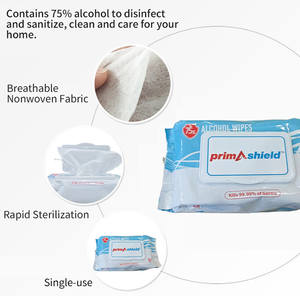 Lingettes à alcool naturel en viscose jetables OEM lingettes d'alcool isopropylique iso CE lingettes à alcool pour téléphone - Product Image 6