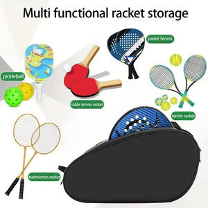 Sac de sport multifonctionnel pour raquette de pickleball, entraînement personnalisé, décontracté, voyage, raquette de tennis de table - Product Image 5