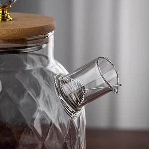 Bouilloire en verre borosilicate de haute qualité avec couvercle, grande capacité, pichet à eau froide pour usage domestique - Product Image 1