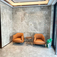 Fauteuil en cuir italien luxueux, fauteuil de salon design en cuir de vache épais - Canapé classique haut de gamme à un siège pour le salon