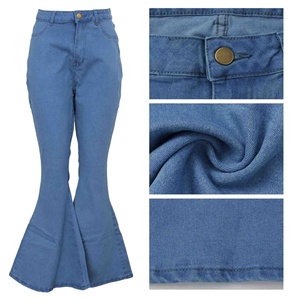 Novedades en Jeans <span class=keywords><strong>de</strong></span> Moda para <span class=keywords><strong>Mujer</strong></span>, Talla Grande, Corte Ajustado, Pierna Ancha, Jeans <span class=keywords><strong>de</strong></span> Mezclilla Elásticos - Product Image 6
