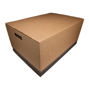 Contenitore per Catering Tipo Vassoio con Manico, Scatola di Carta per il Trasporto di Grandi Quantità di Cibo in Modo Robusto - Product Image 1