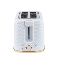 Grille-pain automatique à 2 tranches, boîtier en plastique, alimentation électrique, pour hôtel et usage domestique, 600-700W