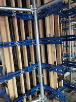 Estructura de Acero Reutilizable para Muros Cortafuegos, Recubierta de Zinc, Duradera, para Construcción de Hormigón, Construcción Residencial, Acero de Canal para Encofrado