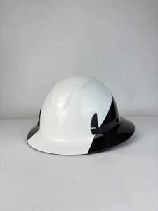 خوذة أمان كاملة الحافة من ألياف الكربون مخصصة من HBC خفيفة الوزن متعددة الأغراض للبناء والصناعة - Product Image 5