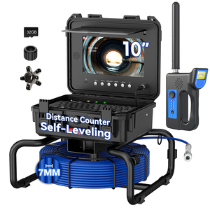 7 mét cáp 10 inch IPS ống cống kiểm tra máy ảnh với Locator Meter Counter AHD 1080p Video borescope - Product Image 6