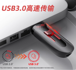 แฟลชไดรฟ์3.0 USB แบบ <span class=keywords><strong>CZ600</strong></span>ดั้งเดิม100% 32GB/64GB/128GB/256GB โลหะเข้ารหัสสำหรับพีซี - Product Image 3