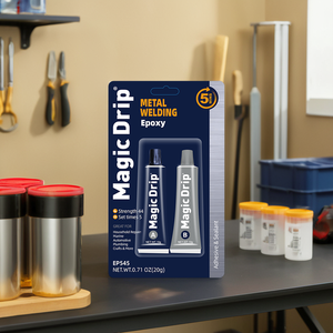 Быстросохнущий двухкомпонентный прозрачный клей из эпоксидной смолы - Product Image 3