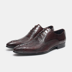 Zapatos Oxford de Hombre con Cordones, Diseño Nuevo, Transpirables, con Estampado de Leopardo, de Cuero Genuino, Formales, Casuales y de Negocios - Product Image 6