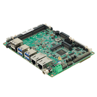 N100 Motherboard Intel generasi 12 3.5 ", komputer Desktop tertanam industri CPU RJ45 Port WIFI 5G 2 * RS485 Com untuk