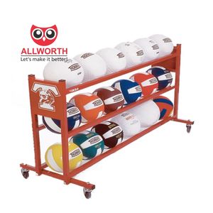 Estante de almacenamiento de equipos escolares para niños de alta calidad, jaula de bolas, estante de exhibición deportivo de acero - Product Image 3