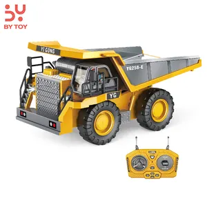 Télécommande Nouveauté Jouets radiocommandés à l'échelle 1/24 2.4G 9CH Camion à benne basculante en alliage RC Véhicule d'ingénierie Jouets de voiture d'excavatrice - Product Image 1
