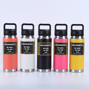 Customized Logo 18oz 36oz Stainless Steel Double Wall Vacuum Insulated Water Tumbler Bottle Handle Lid 6-12 Hours Thermal - Product Image 6