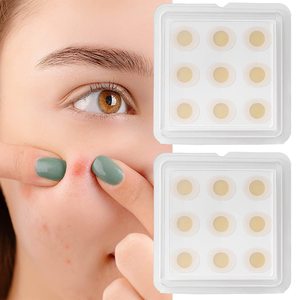 Patch anti-acné Microneedle 9 patchs, patch hydrocolloïde pour bouton, soin des problèmes de peau, Focus Spot Cover - Product Image 2