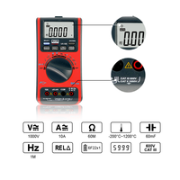 Multimètre numérique True RMS 5999 points de lecture, auto-étalonnage, testeur de tension NCV AC/DC 1000V CAT III 600V, pour électricien professionnel