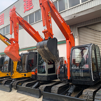 Excavator Bekas Hitachi ZX55 Model 2023 5.5 Ton Kapasitas Bucket 0.2m Motor Bearing Engine Gearbox Pompa Gear Kondisi Prima
