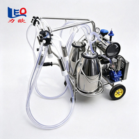 Machine à traire portable, équipement de traie mobile pour vache, chèvre, chameau, buffle, machine à traie pulsée