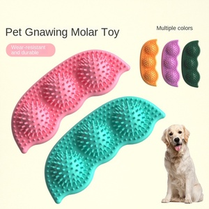 Bastoncino di taglio a forma di pisello di lusso per cani e gatti che mordono il cucciolo resistente alla sonnolenza strumento fatto di giocattoli di cotone per animali domestici - Product Image 3