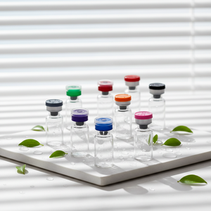 Frascos de Vidrio Transparente de Grado Farmacéutico de 5 ml con Tapa de Aluminio Resistente al Agua para Crema para el Cuidado de la Piel - Product Image 2