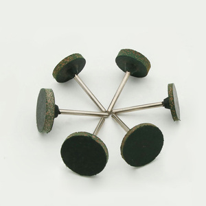 Cabezales de molienda de goma de vástago de 3mm, punta de pulido en forma de <span class=keywords><strong>T</strong></span>, diámetro de la rueda de pulido de 20/25mm para herramientas rotativas de pulido de madera y Metal - Product Image 3