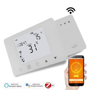 Tường Thông Minh Không Dây Màn Hình Cảm Ứng Nhiệt, Điều Khiển Nhiệt Độ Lập Trình Với Nồi Hơi Khí Và Thiết Bị Truyền Động Để Sưởi Ấm Phòng - Product Image 5