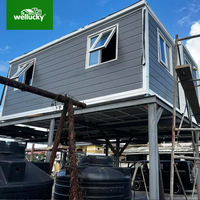 Villa préfabriquée extensible WELLUCKY pour projet de logement communautaire, maison modulaire évolutive avec plan de dessus personnalisé et équipements complets