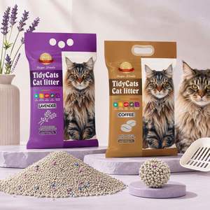 Arena para Gatos de Bentonita Ecológica al por Mayor, 99% Libre de Polvo, Control de Olores, Aglomeración Dura - Product Image 1