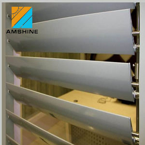 Persiana Exterior Motorizada de Aluminio Horizontal para Edificios, Tipo Louver Fijo - Product Image 4