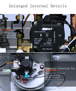 ROC新著名的中国水泵壁挂式天然气锅炉即时热水房加热热水器家用 - Product Image 5