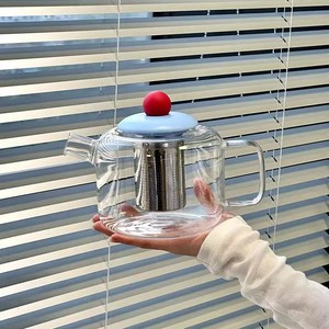 Health-preserving teapot, high-temperature resistant, <b>large</b> capacity, cold flower <b>tea</b> <b>pot</b>, glass <b>tea</b> set - Product Image 3
