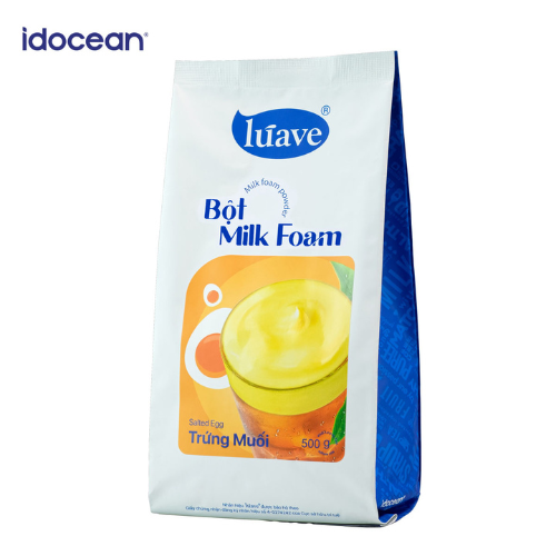 Fast Delivery Cream Cheese Powder for Cake FSSC 22000 Certified Vietnamese Factory's Salted Egg Milk Foam Powder Bag Packaging