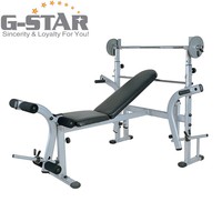K-FIT Banc de musculation multifonction réglable et pliable pour la maison, équipement de gym à domicile, best-seller GS-309