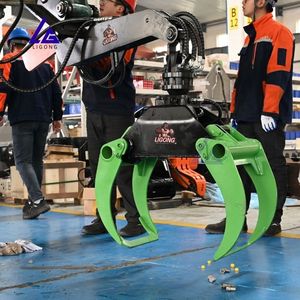 Grappin à bois léger, installation facile, réduit la charge pour <span class=keywords><strong>mini</strong></span>-excavatrice, grappin rotatif, moteur durable, conception personnalisée - Product Image 6