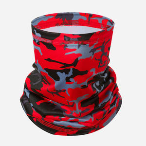 Syal tabung Plus beludru uniseks, penghangat leher olahraga bersepeda berlari luar ruangan serbaguna bulu ajaib musim dingin Bandana - Product Image 5