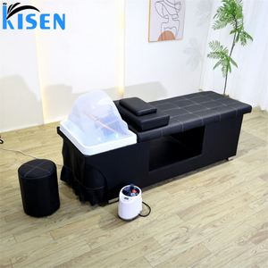 Ticari salonlar için şampuan istasyonu yatak masası lavabo Kisen Plumbed kafa <span class=keywords><strong>Spa</strong></span> su kemer <span class=keywords><strong>Zen</strong></span> akış masaj fonksiyonları özellikleri - Product Image 1