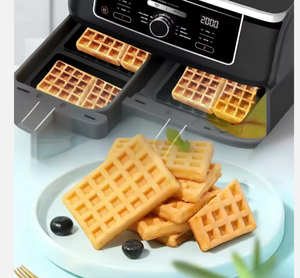 Le <span class=keywords><strong>moule</strong></span> à gaufres en <span class=keywords><strong>silicone</strong></span> le plus vendu convient aux friteuses à air, aux fours, est facile à démouler et est un outil de cuisson de cuisine - Product Image 2