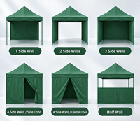 Tente pliante personnalisée avec parois amovibles, auvent d'exposition extérieur, gazebo pour événements, abri pour foire commerciale