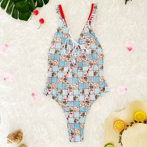 Traje de Baño de Dos Piezas de Cintura Alta para Mujer, Secado Rápido, Sujetador Push-Up, Tanga, Control de Abdomen, Talla 3XL, Venta al Por Mayor - Product Image 4