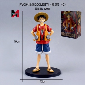 ฟิกเกอร์ตัวการ์ตูนแดงหนึ่งชิ้นจากภาพยนตร์การ์ตูน Luffy Sanji Zoro รูปแบบการตกแต่งของเล่นสะสมรูปปั้นศิลปะภาพยนตร์ - Product Image 3