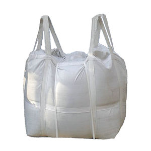 Isp 2 Ton traspirante PP bianco Jumbo Bag 5:1 fattore di sicurezza anello di cucitura laterale per la costruzione di rete in legno sabbia uso Logo personalizzato - Product Image 4