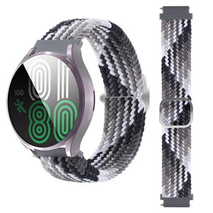 สายไนลอนยืดหยุ่นปรับได้สำหรับ Samsung <span class=keywords><strong>Watch</strong></span> band <span class=keywords><strong>Watch</strong></span> <span class=keywords><strong>Watch</strong></span> <span class=keywords><strong>WATCH</strong></span> 6 4 5 - Product Image 2