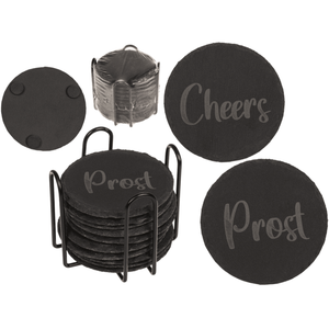 Dessous de verre en ardoise, avec impression laser, - Product Image 1