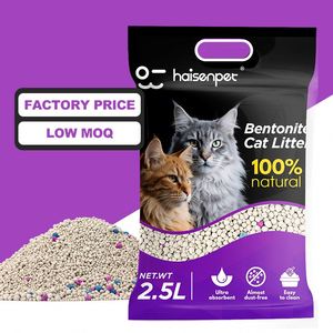Large Wholesale Discounts Ball Shape Bentonite Cat Litter Low <b>Powder</b> High Absorbency Long-Lasting Deodorization Free Sample - Product Image 1