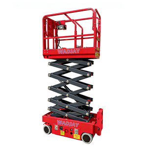 Plataforma Elevadora de Tijera Eléctrica de Funcionamiento Silencioso, Plataforma Elevadora Hidráulica para Mantenimiento en Interiores - Product Image 1