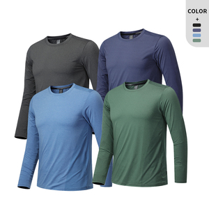 เสื้อทีเชิ้ตโอเวอร์ไซส์สำหรับผู้ชายเสื้อผ้าออกกำลังกายผ้าฝ้าย5อีลาสเทนสำหรับผู้ชาย - Product Image 4