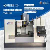 Centro de Mecanizado CNC Vertical VMC1160, Husillo BT40, Mesa de 1200x600 mm, Fresadora CNC de 3 Ejes